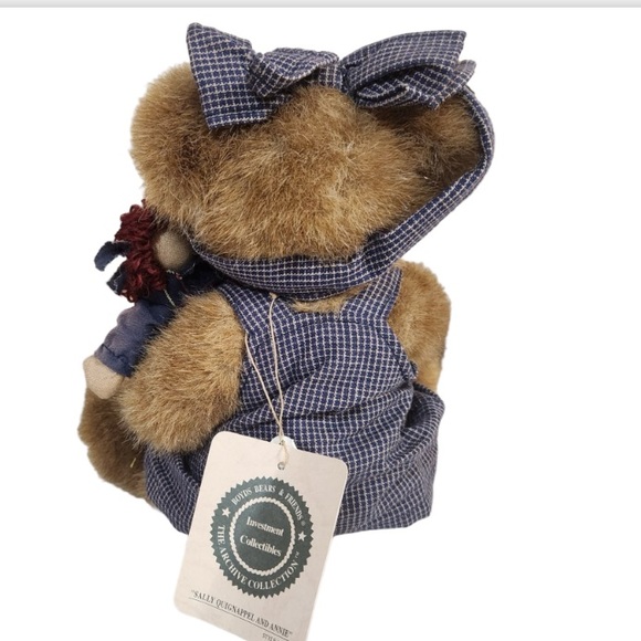 90s Boyds Bears Collection LTD Sally Quignappel & Annie Boyds & Friend  size 10" - Picture 4 of 17